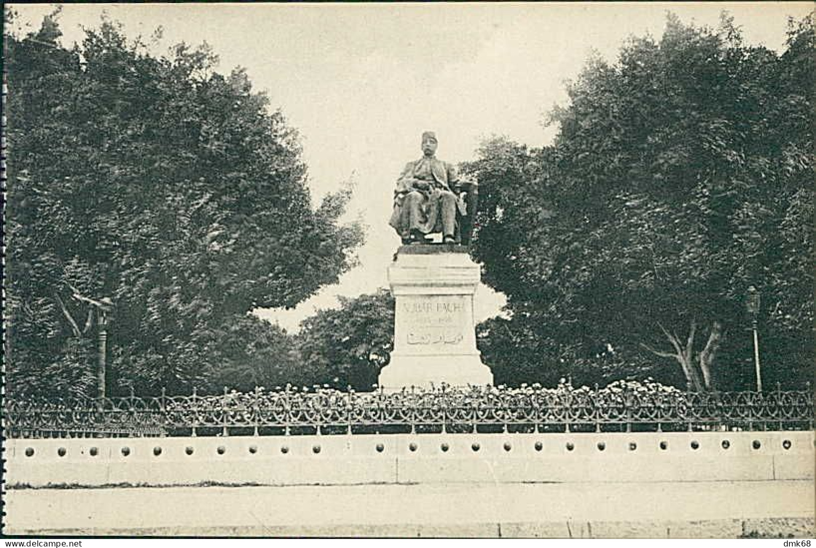 EGYPT - ALEXANDRIA / ALEXANDRIE - NUBAR PACHA MONUMENT - EDIT. N. GRIVAS - 1910s (12629) - Alexandrie