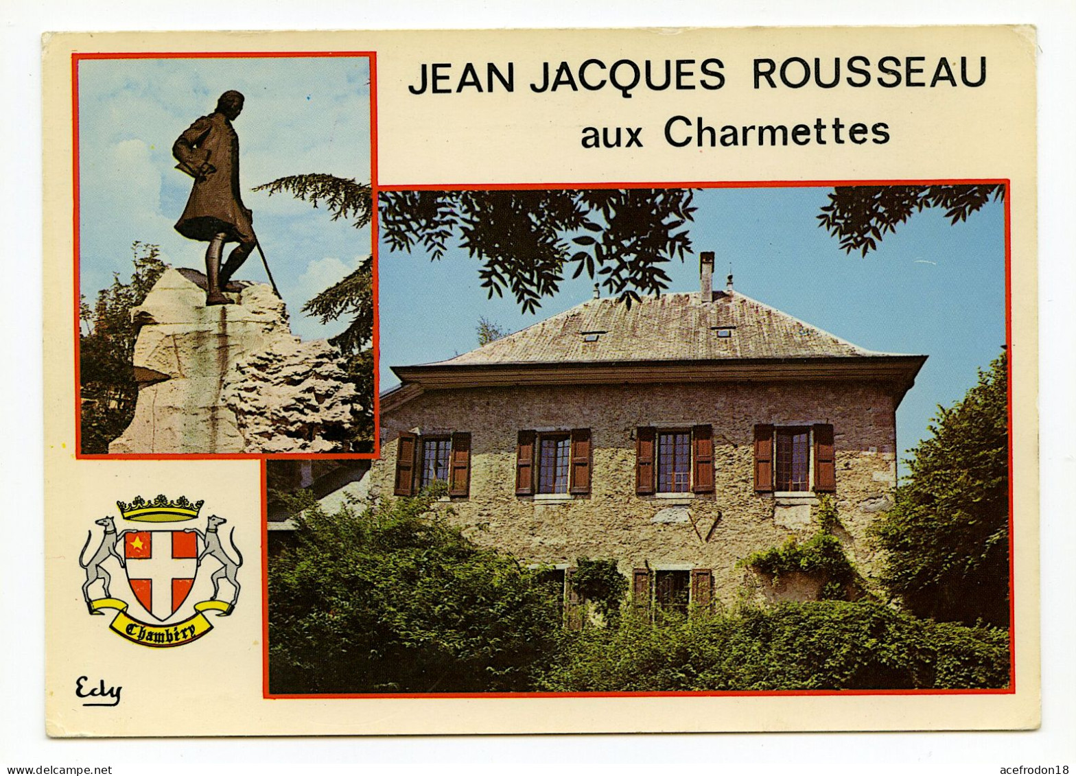 Jean-Jacques ROUSSEAU à CHAMBERY - Chambery