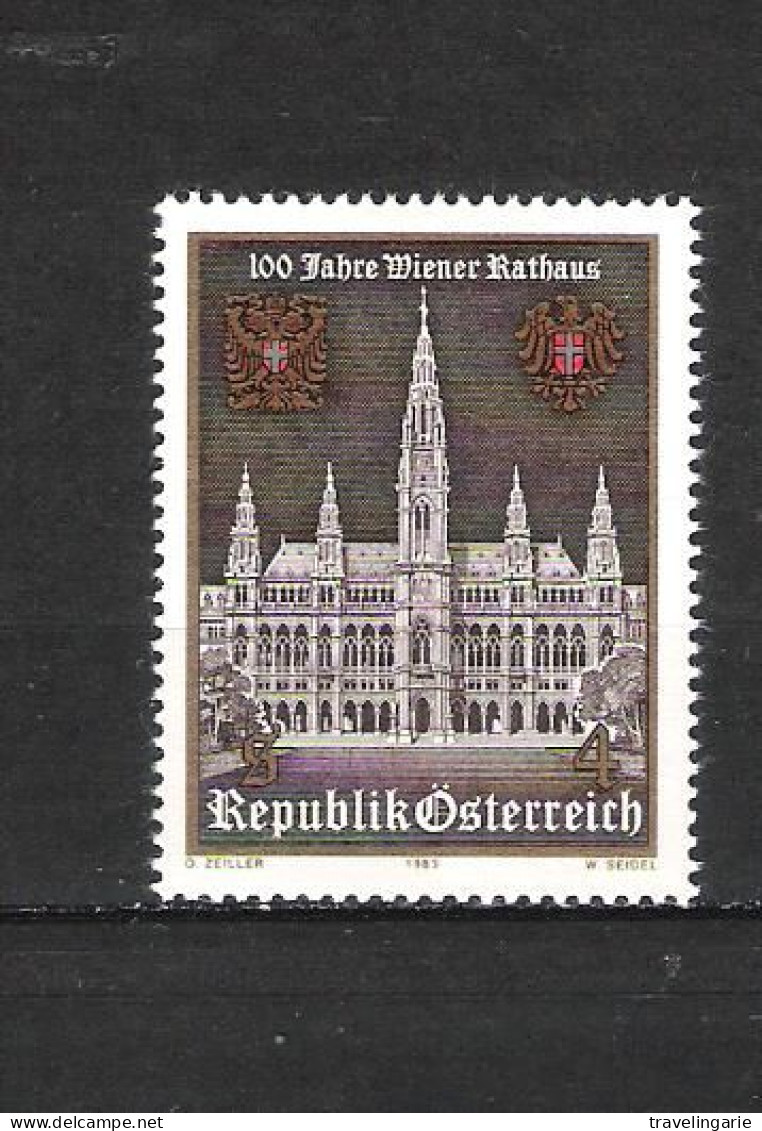 Austria 1983 Centenary Of Vienna City Hall MNH - Unused Stamps