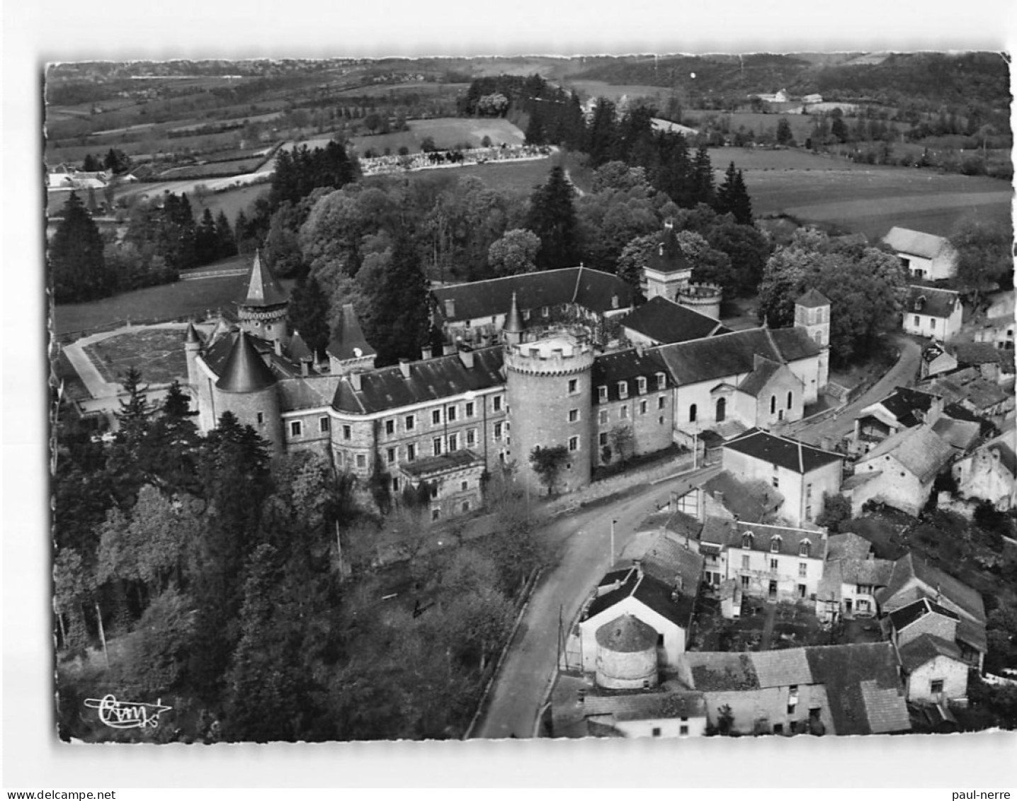 Château De BUSSET, Vue Aérienne - état - Andere & Zonder Classificatie