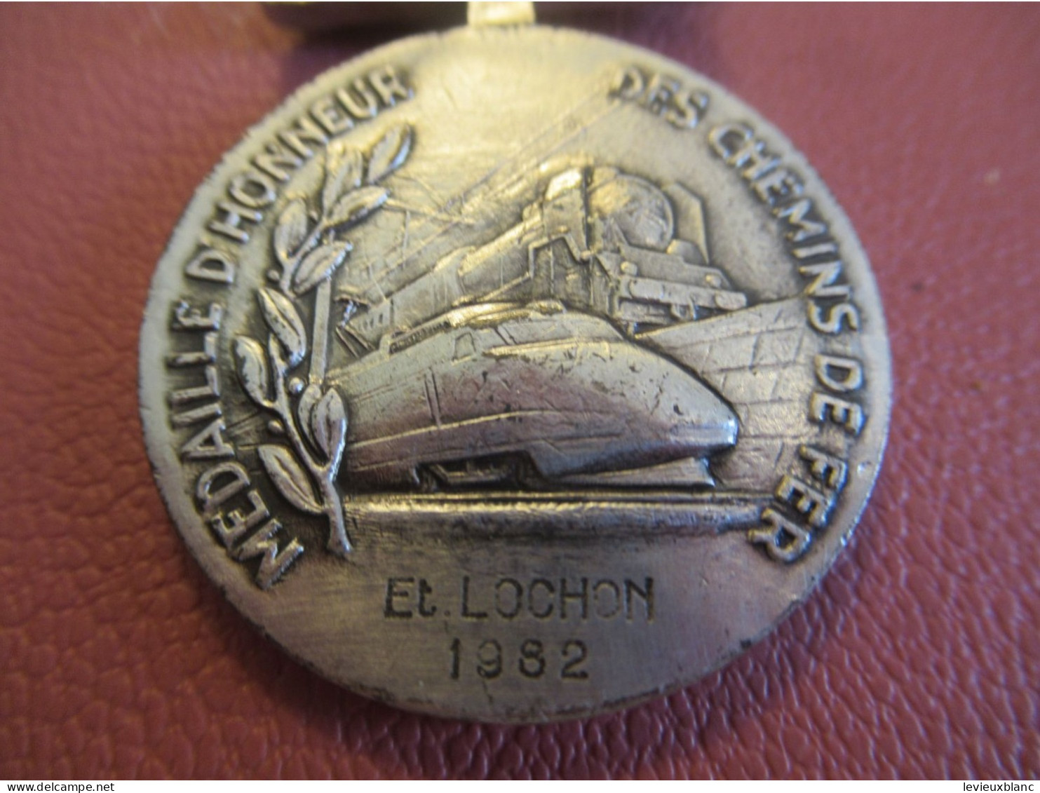 République Française/ Médaille D'Honneur Des Chemins De Fer /Loco Vapeur Et TGV/ 1982          MED512 - France