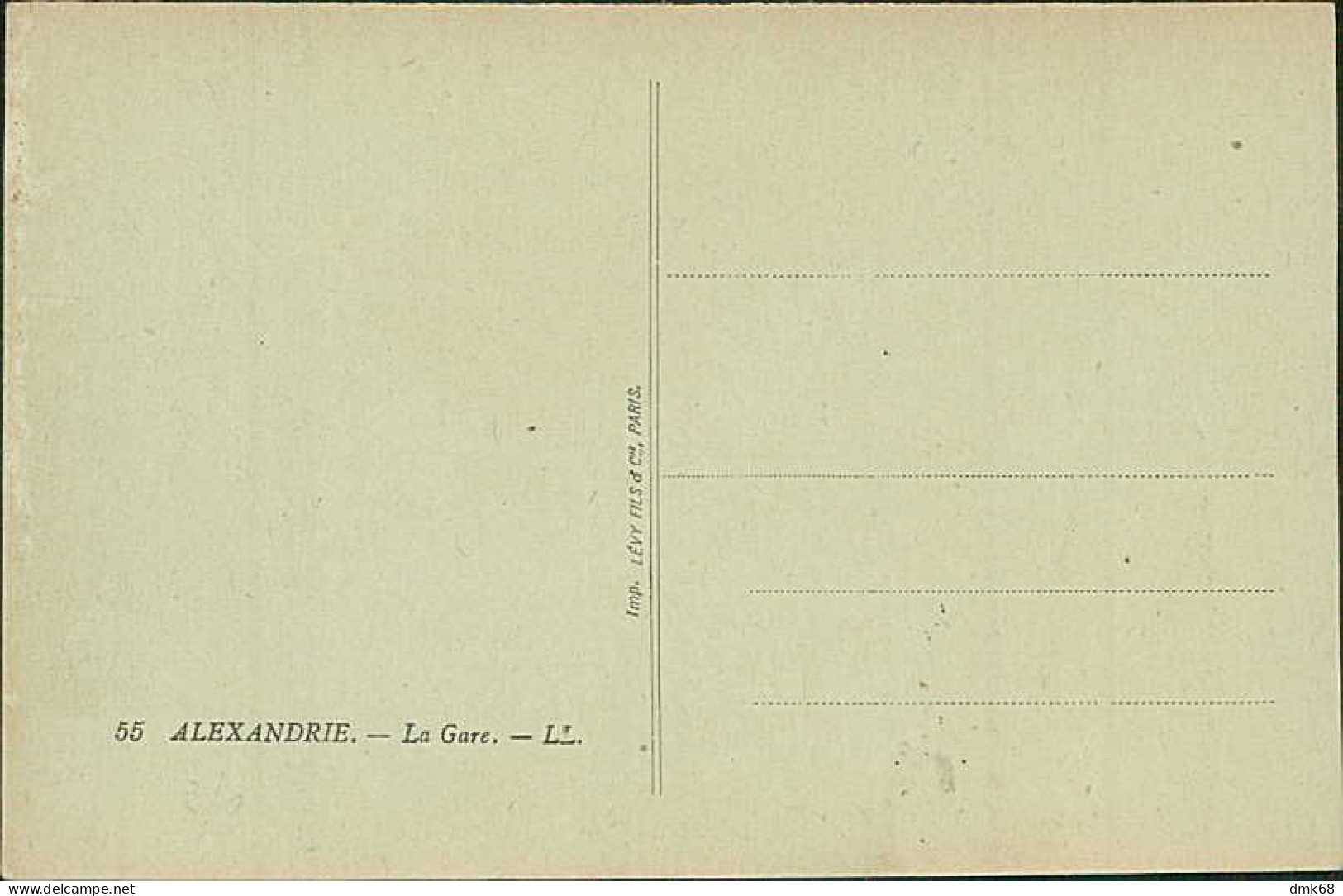 EGYPT - ALEXANDRIA / ALEXANDRIE - THE STATION - EDIT L.L. - 1910s (12633/3) - Alexandrie