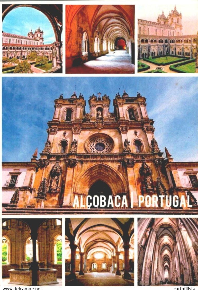 ALCOBAÇA - Mosteiro, Vários Aspetos  (2 Scans) - Leiria