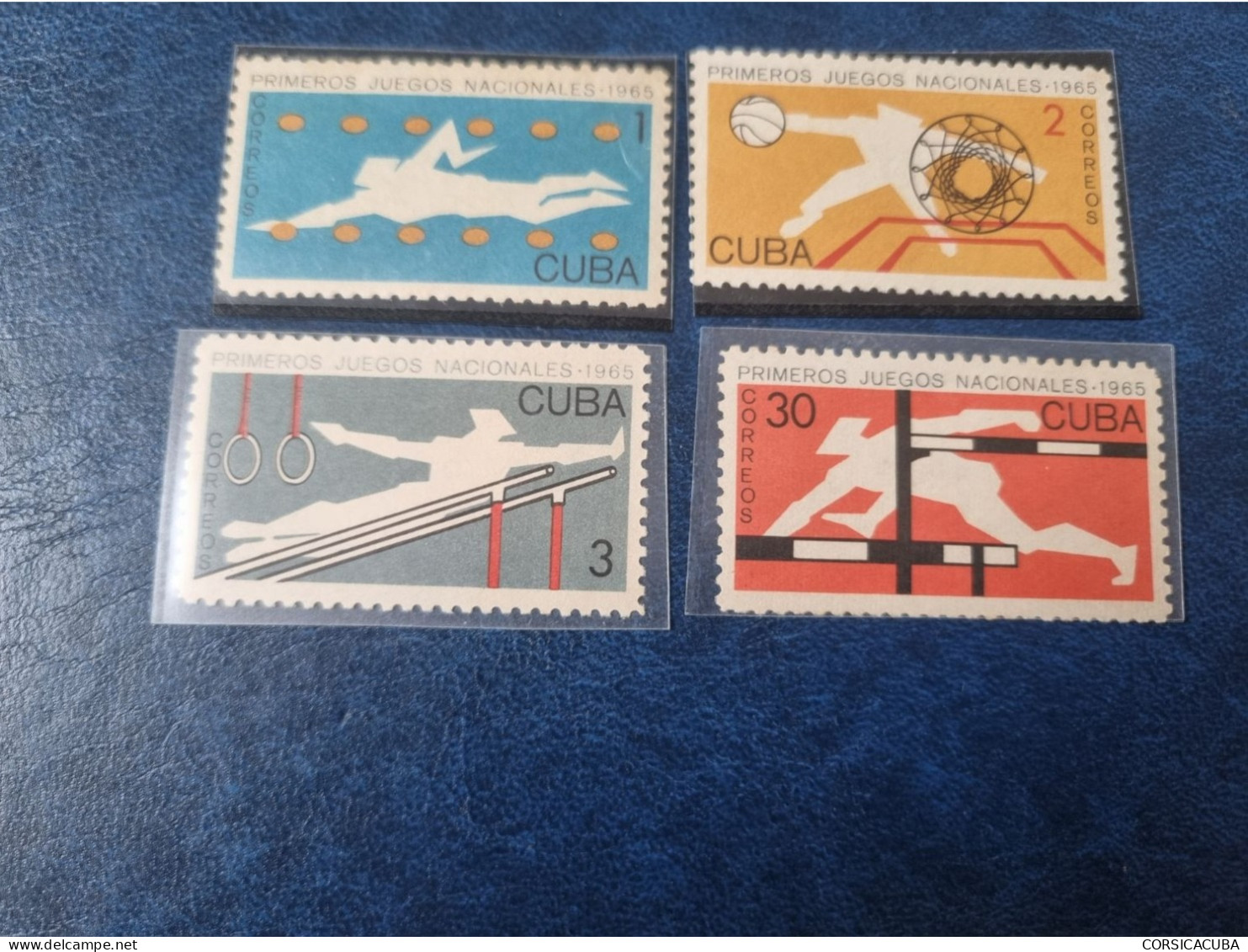 CUBA  NEUF  1965  JUEGOS  NACIONALES  //  PARFAIT  ETAT  //  Sans Gomme - Unused Stamps