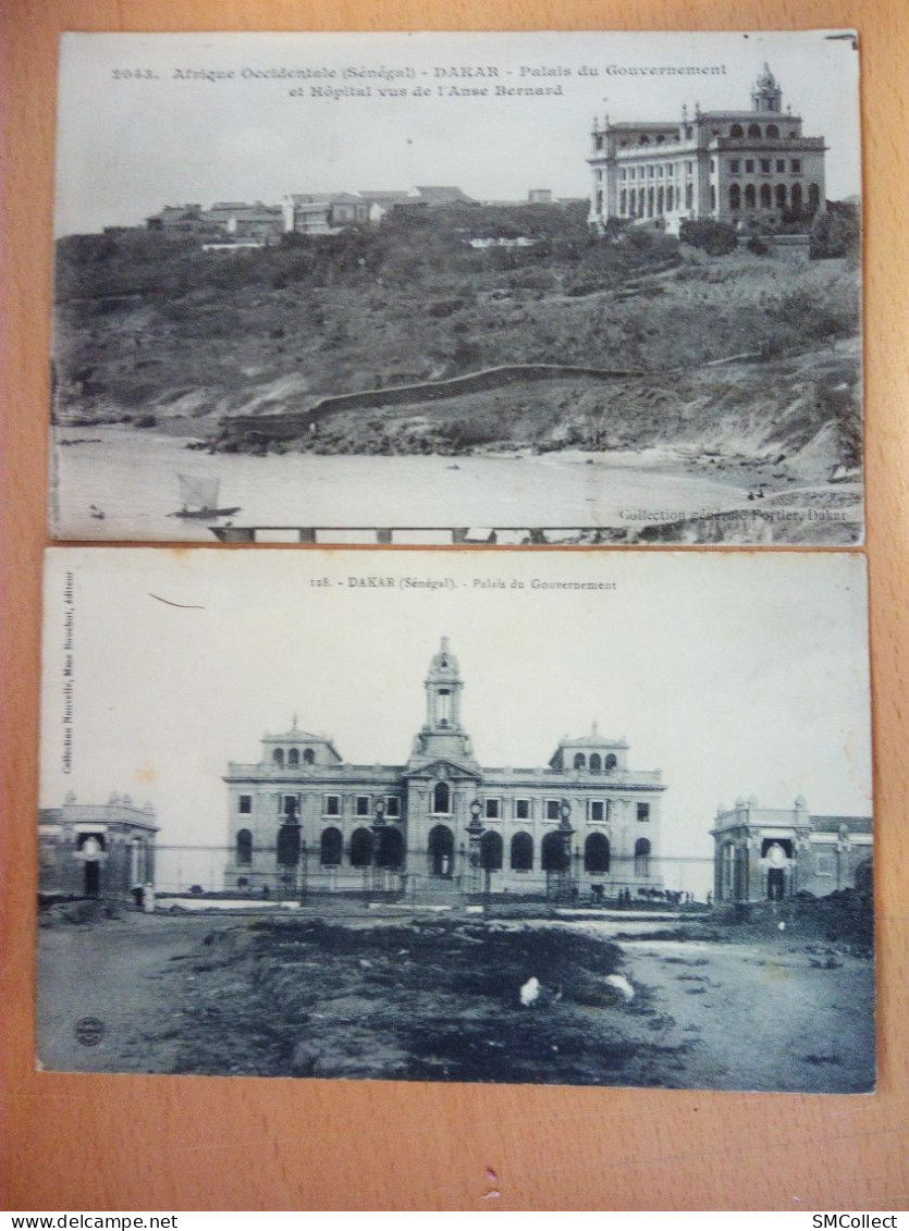 Dakar, Palais Du Gouvernement, Lot De 2 Cartes (A17p44) - Sénégal