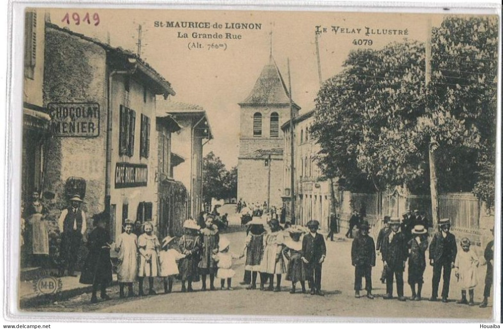 CPA - La Grande Rue Le Velay Illustré  - Saint Maurice De Lignon (43) - Andere & Zonder Classificatie