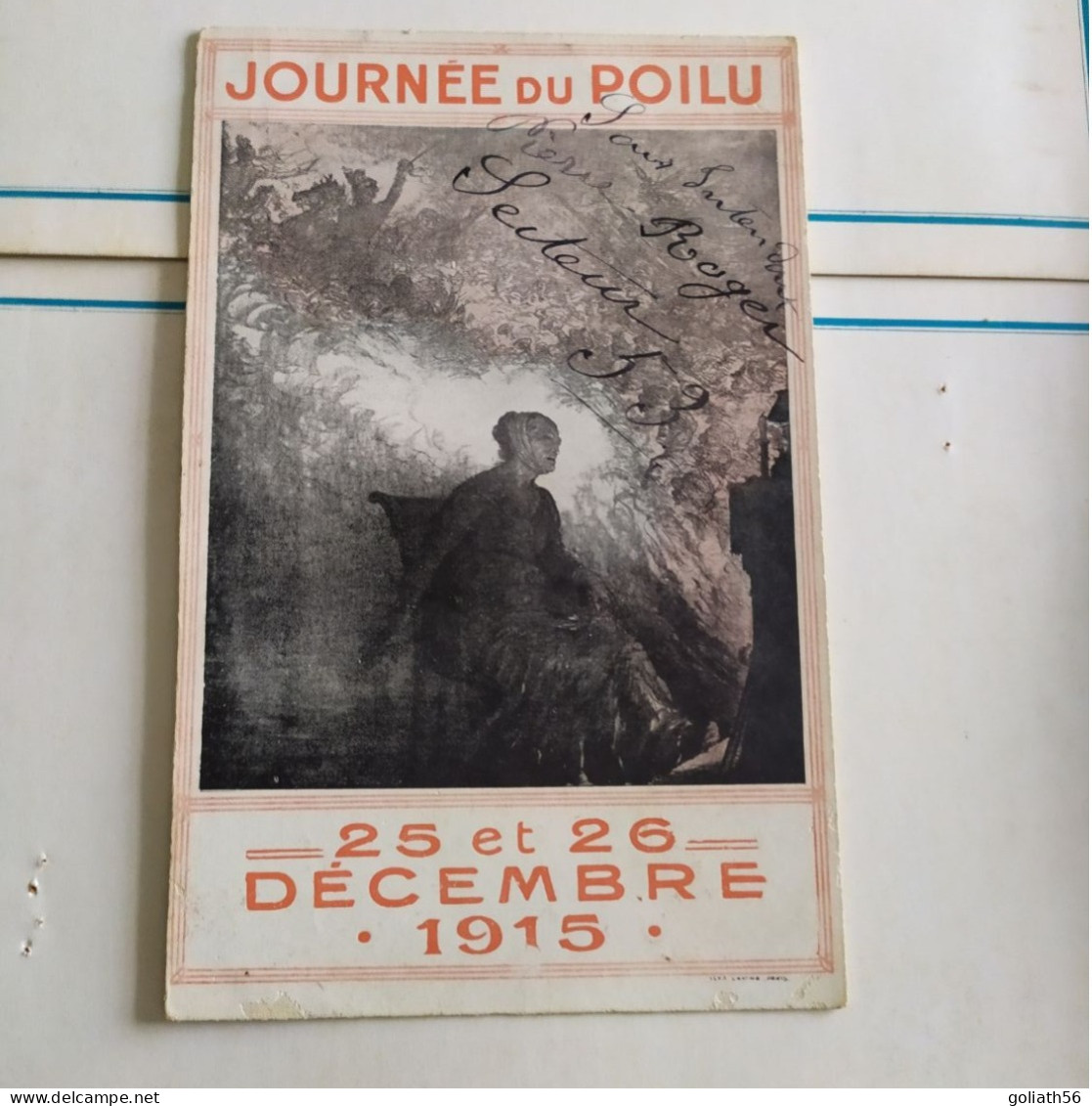 CPA  Journée Du Poilu - 25 Et 26 Décembre 1915 - N°812976 - Belle Illustration Guerre 14-18 - Patriotic