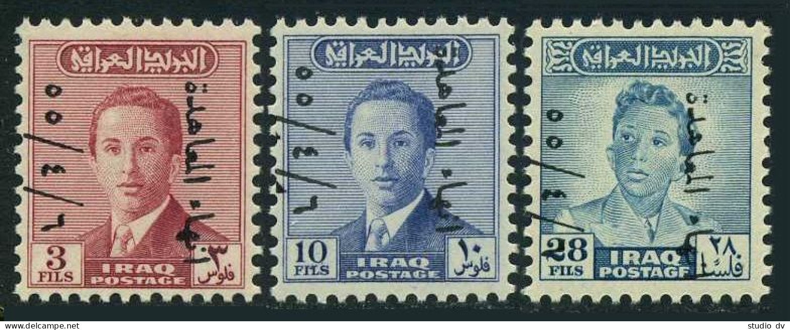 Iraq 158-160,hinged.Michel 185-187. Abrogation Of Anglo-Iraq Treaty, 1930. - Irak