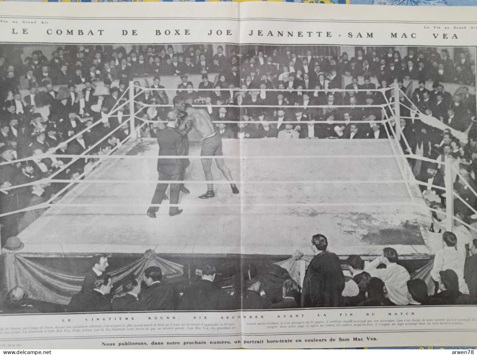 LA VIE AU GRAND AIR N° 545 /1909 AVIATION ROI D'ESPAGNE WRIGHT BOXE JEANNETTE / MAC VEA BOBSLEIGH VELO   ETC .... - 1900 - 1949