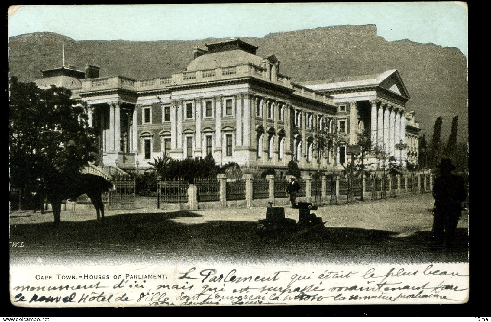 Cape Town Houses Of Parliament 1905 - Südafrika
