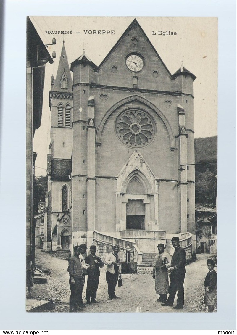 CPA - 38 - Voreppe - L'Eglise - Animée - Non Circulée - Voreppe