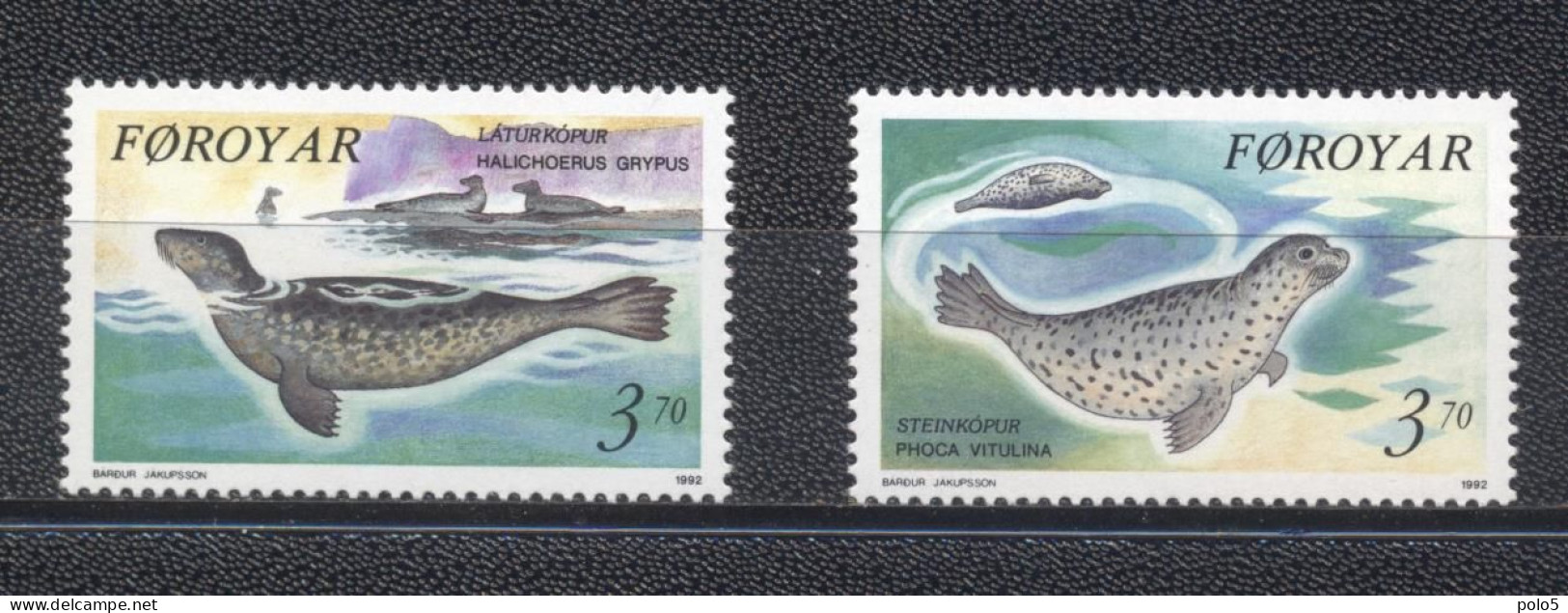 Iles Féroé 1992-Fauna Set (2v) - Färöer Inseln