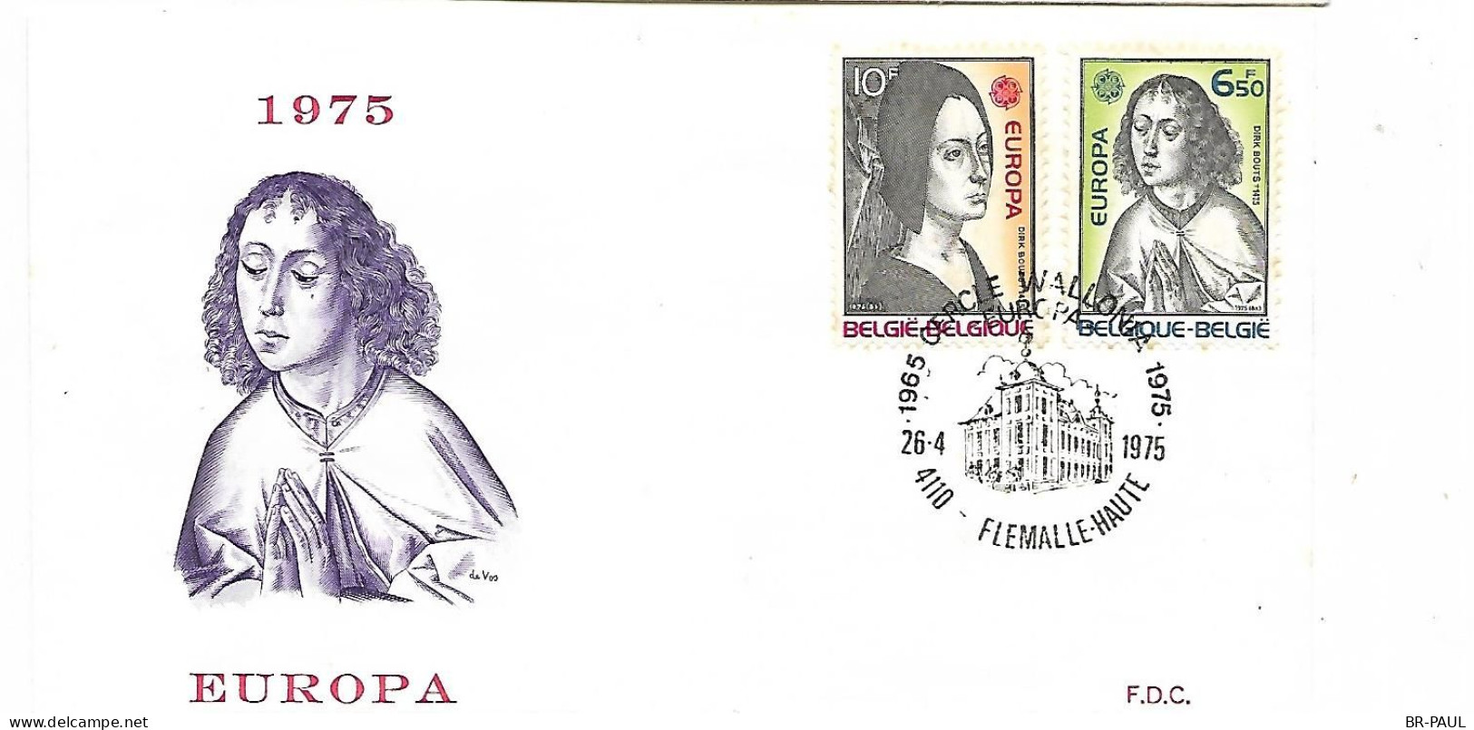 BELGIQUE / FDC 1975 EUROPA - FLEMALLE HAUTE - Gebruikt