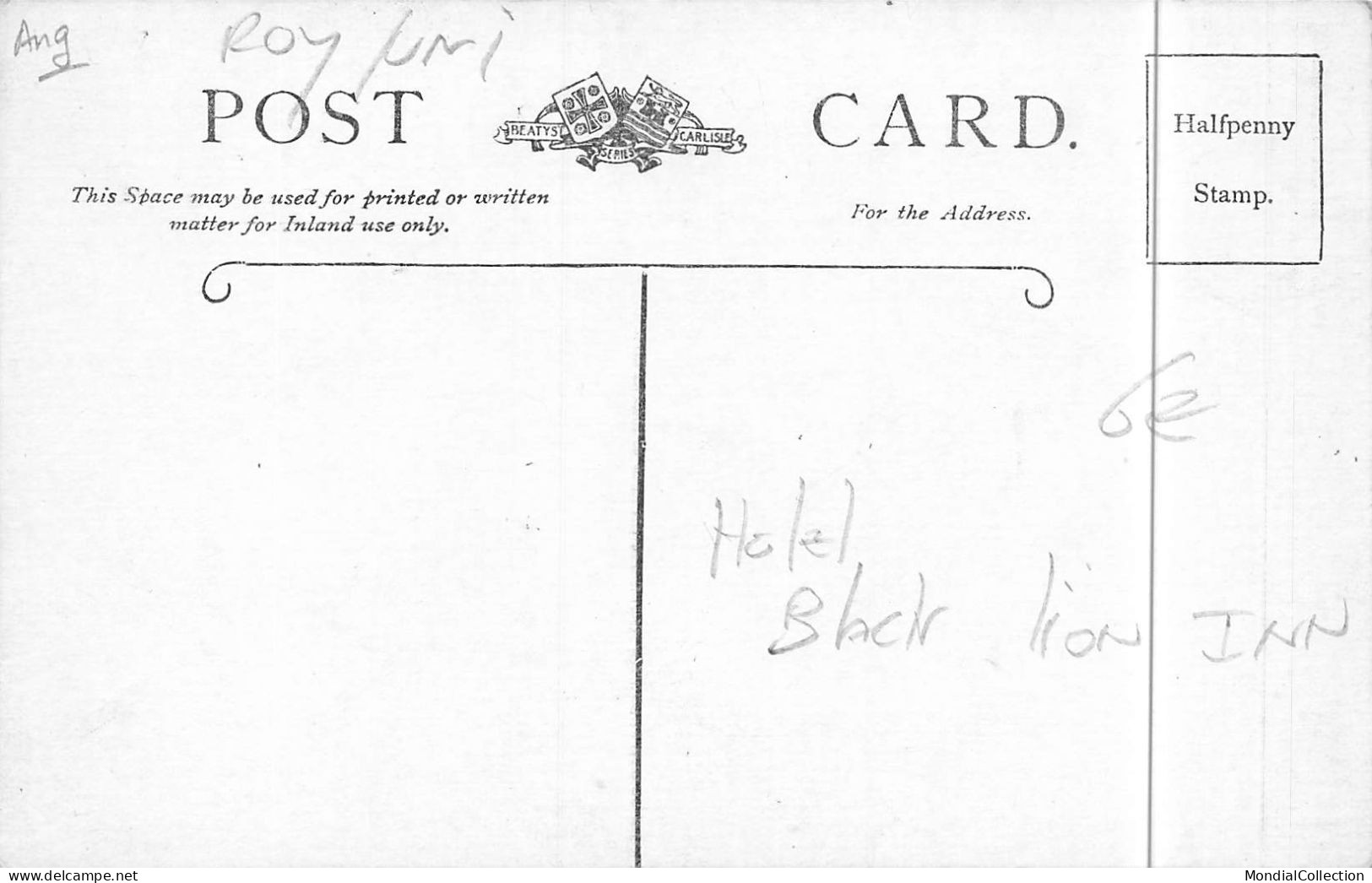 MIKIBP12-064- ROYAUME UNI IREBY HOTEL BLACK LION INN HOTEL - Altri & Non Classificati