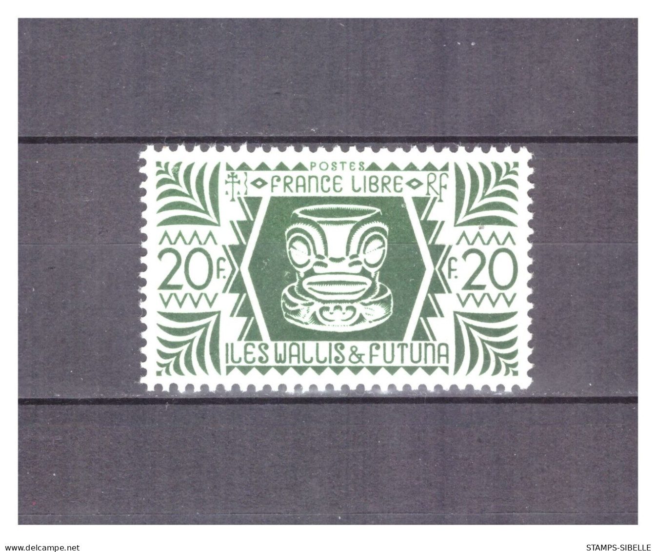 WALLIS  ET  FUTUNA   . N ° 146  .  20 F  VERT   . NEUF    * . SUPERBE . - Unused Stamps