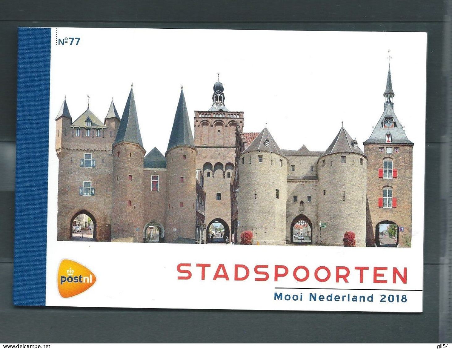 Nederland NVPH PR77 Mooi Nederland Stadspoorten 2018 Prestige Booklet MNH Postfris- Pb 20305 - Postzegelboekjes En Roltandingzegels