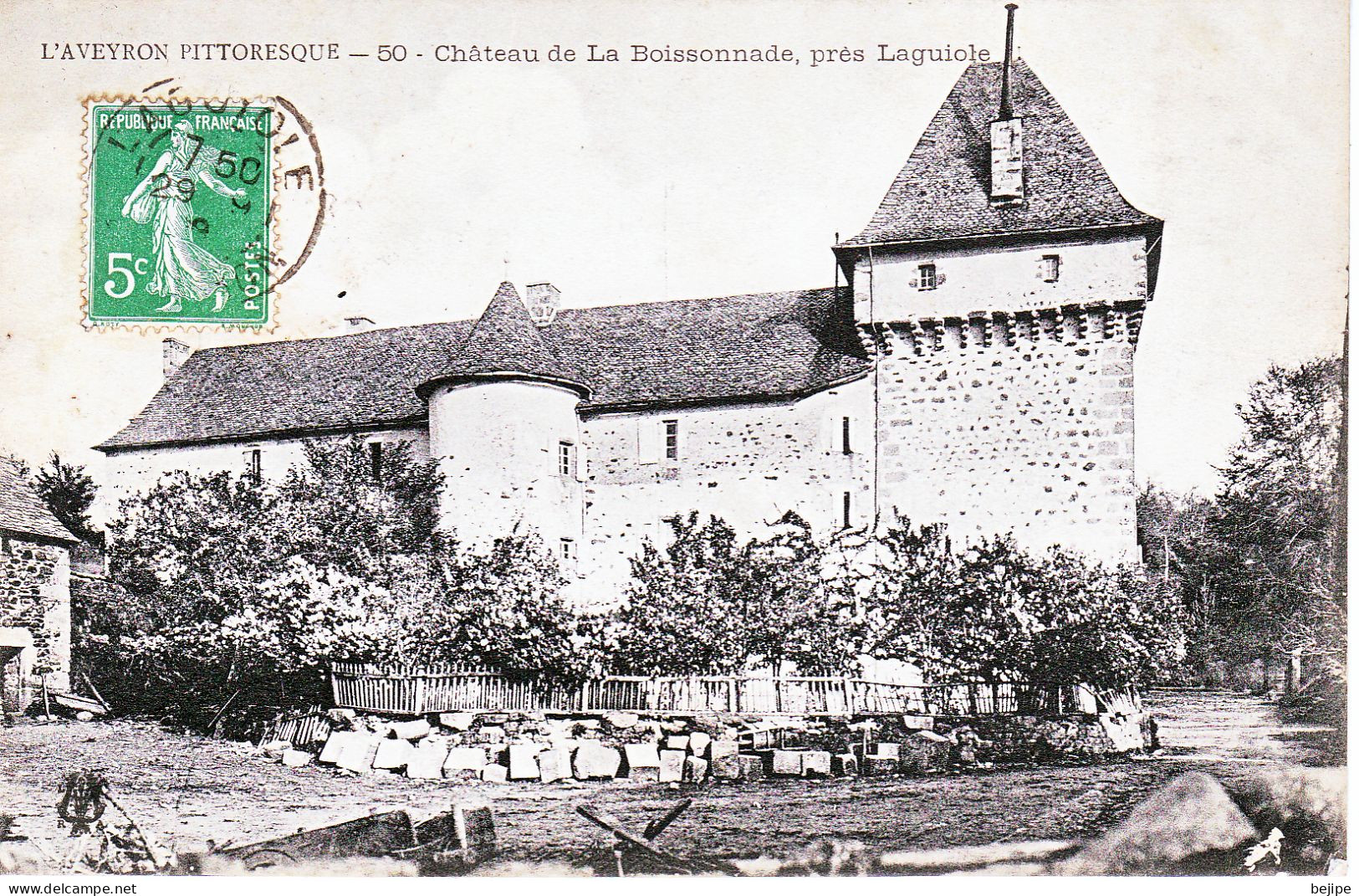 12 Aveyron Chateau De La BOISSONNADE Près LAGUIOLE - Laguiole