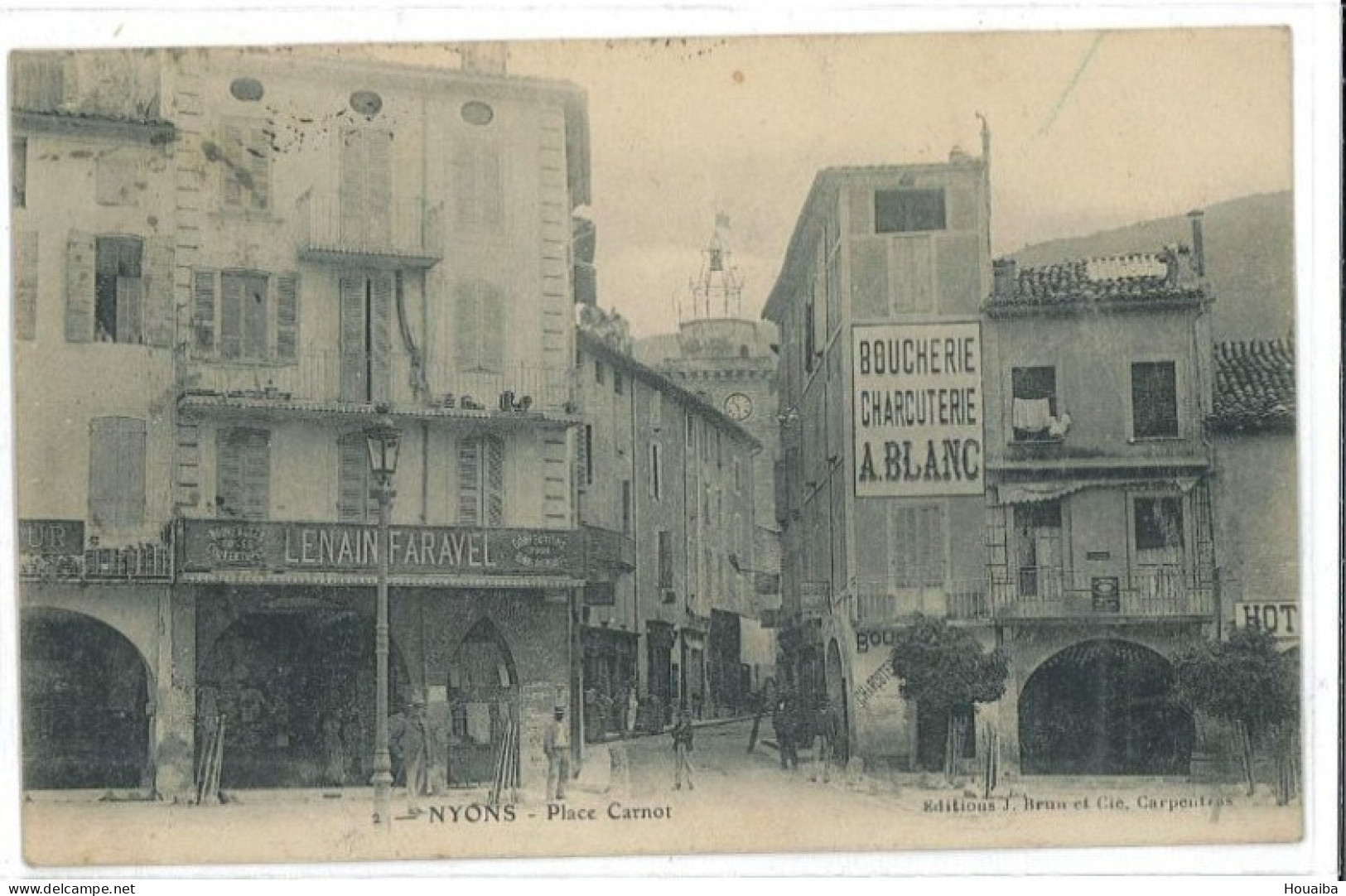 CPA - Place Carnot - Nyons (26) - Autres & Non Classés