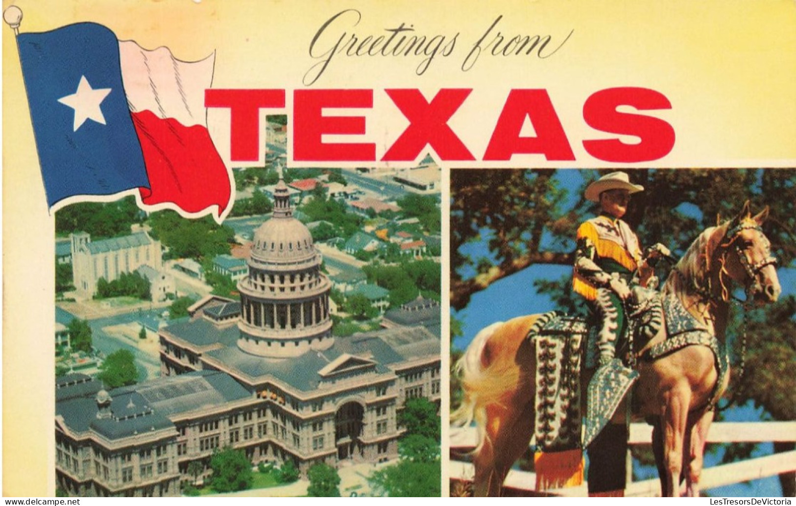 ETATS-UNIS - Grettings From Texas - Texas - Multi-vues - Animé - Carte Postale - Sonstige & Ohne Zuordnung
