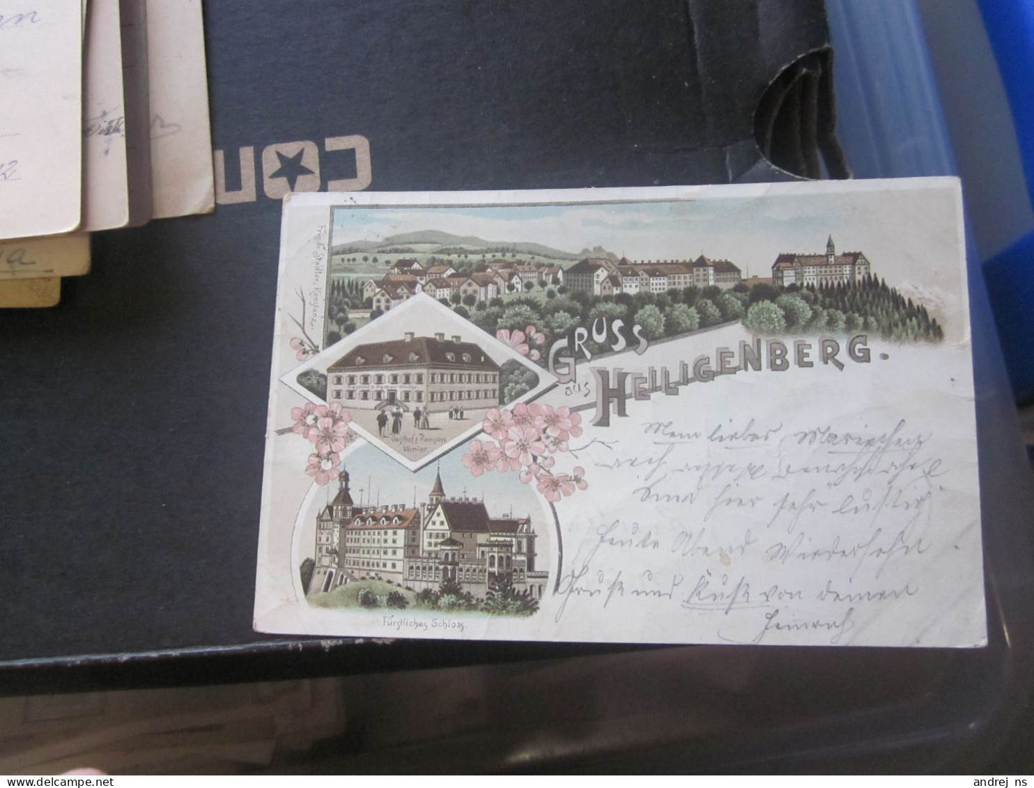 Gruss Aus Helligenberg Old Litho Postcards - Other & Unclassified