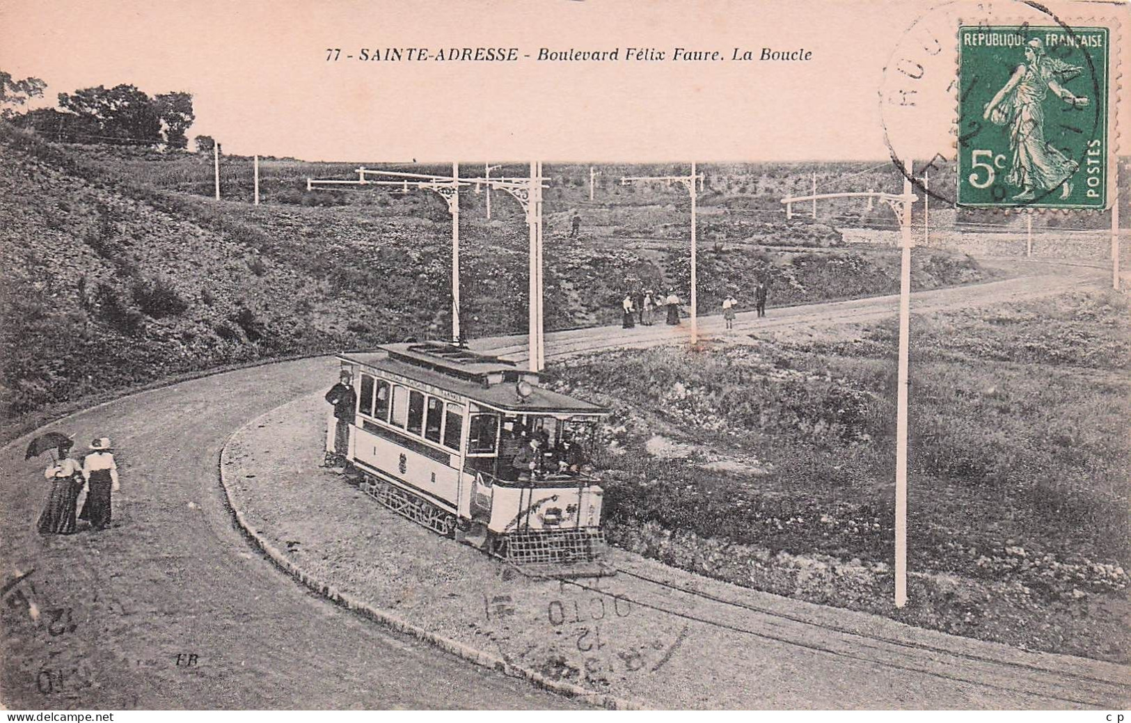 Le Havre -  Sainte Adresse - Boulevard Felix Faure - La Boucle  -  CPA °J - Non Classés