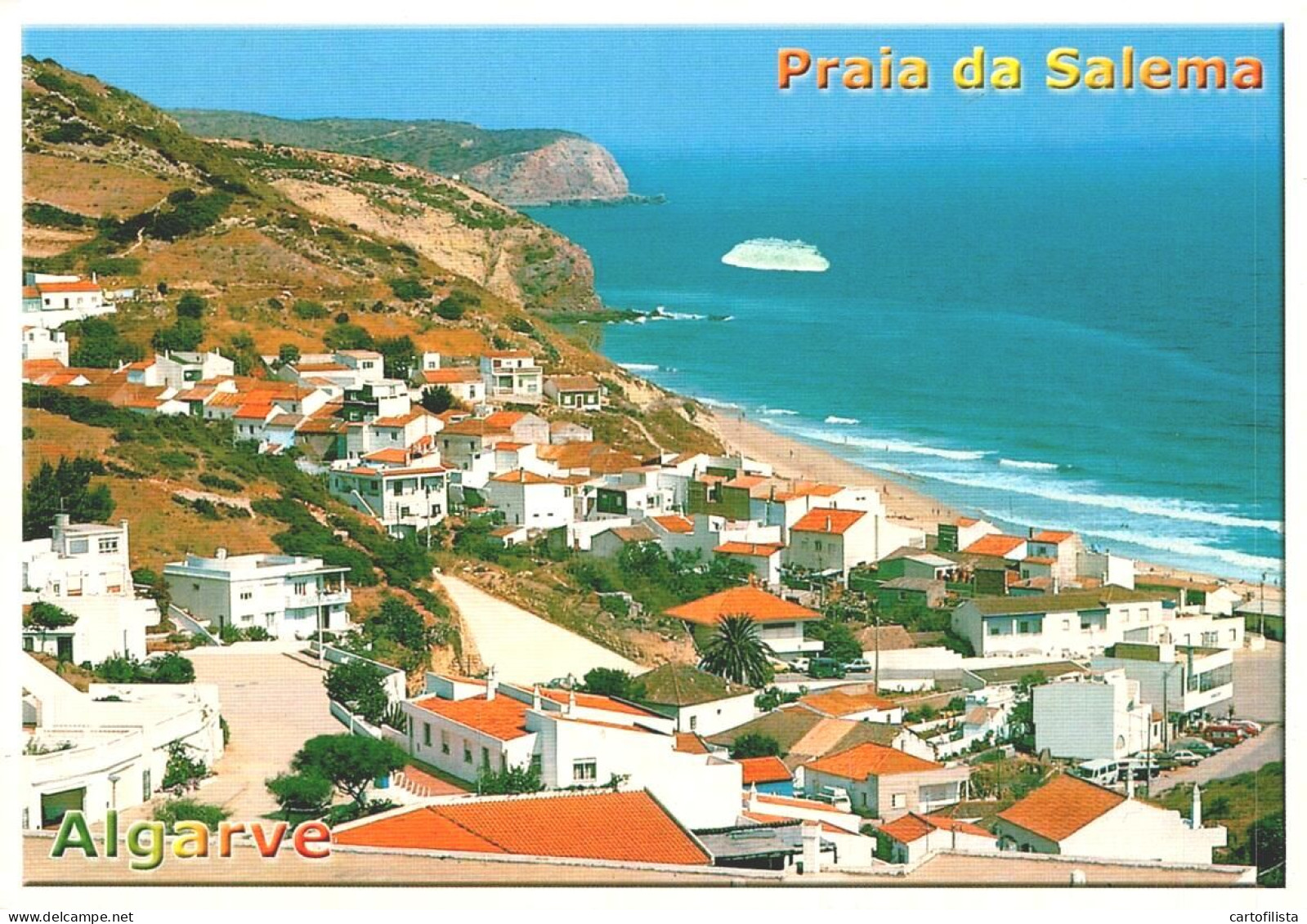 LAGOS, Algarve - Praia Da Salema  (2 Scans) - Faro
