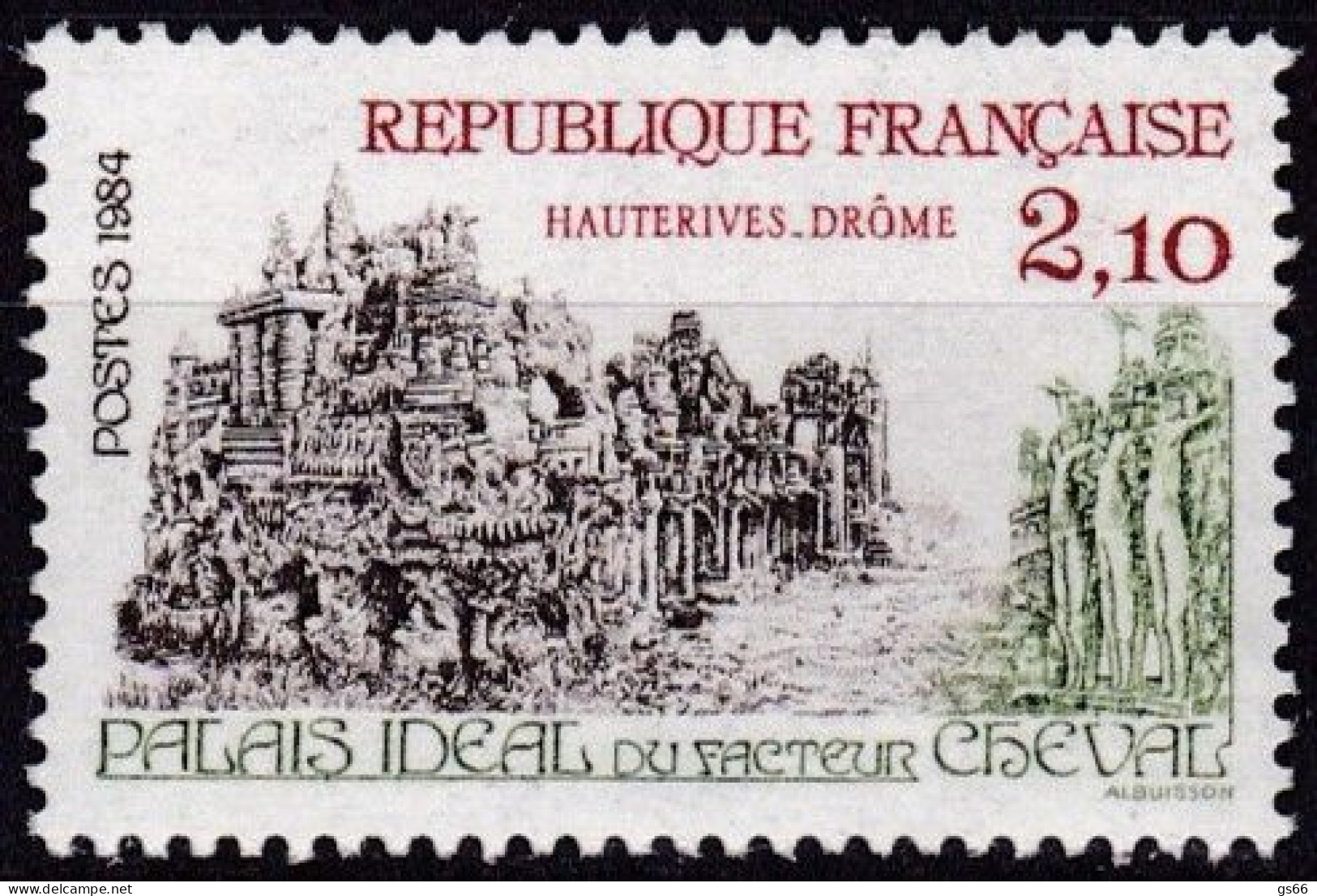 Frankreich, 1984, Mi.Nr. 2453, MNH **, Tourisme : "Palais Idéal" Du Facteur Cheval, Hauterives - Ungebraucht