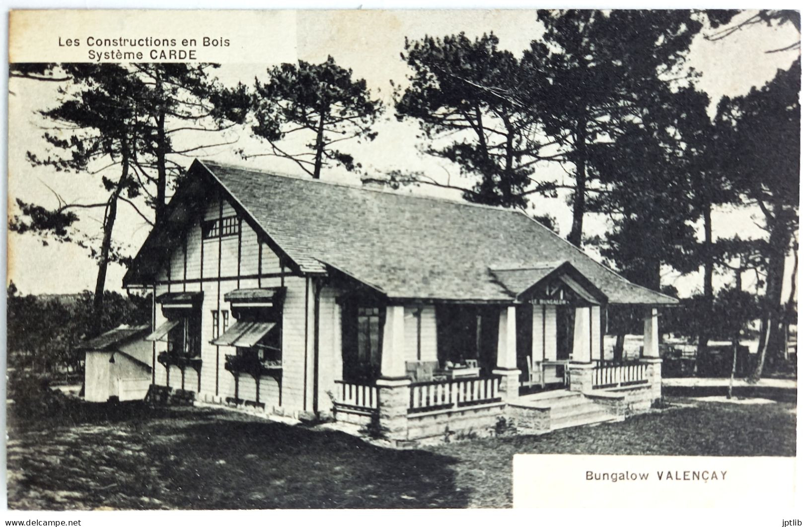 CPA Carte Postale / Ephemera / Publicité / Les Constructions En Bois Système CARDE - Bungalow Valençay. - Other & Unclassified