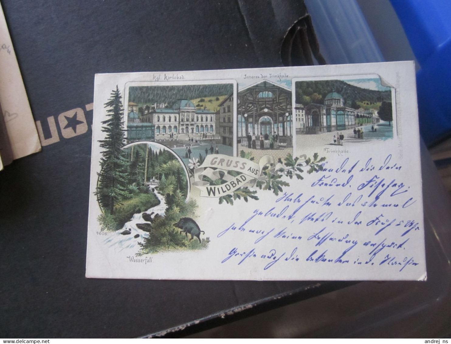 Gruss Aus Wildbad  Old Litho Postcards - Other & Unclassified