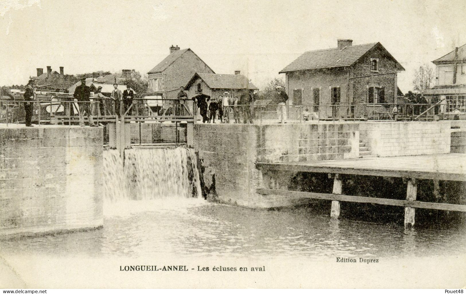 60 - LONGUEIL ANNEL - Les écluses En Aval - Longueil Annel