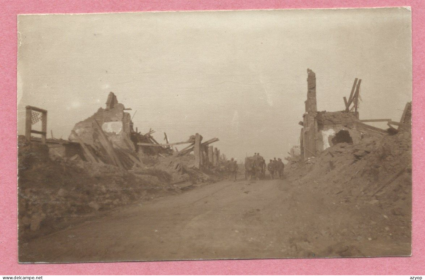 Belgique - MESSINES - Carte Photo Allemande - Ruines De La Guerre - Guerre 14/18 - Mesen