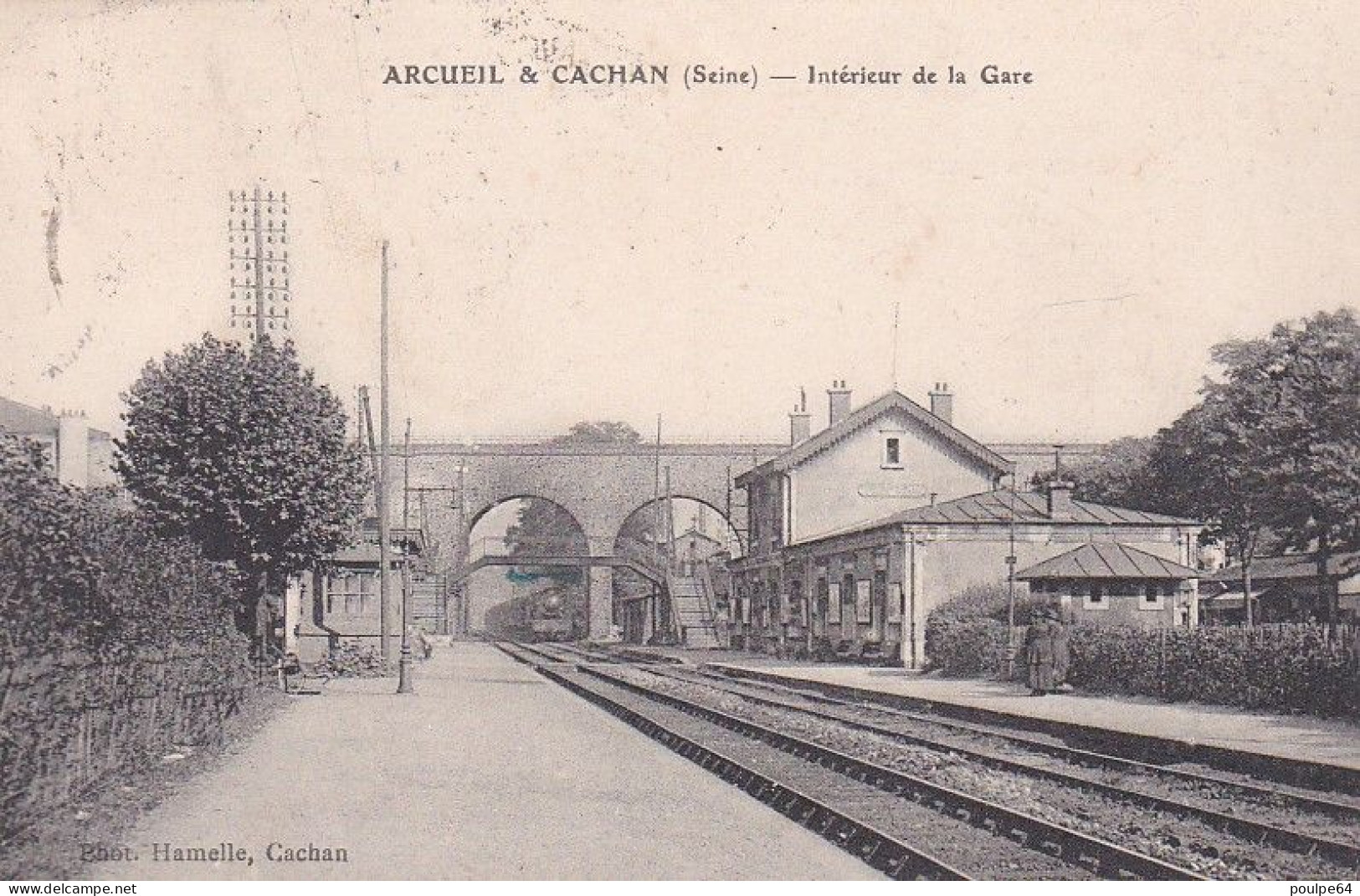 Arcueil & Cachan - La Gare : Vue Intérieure - Arcueil