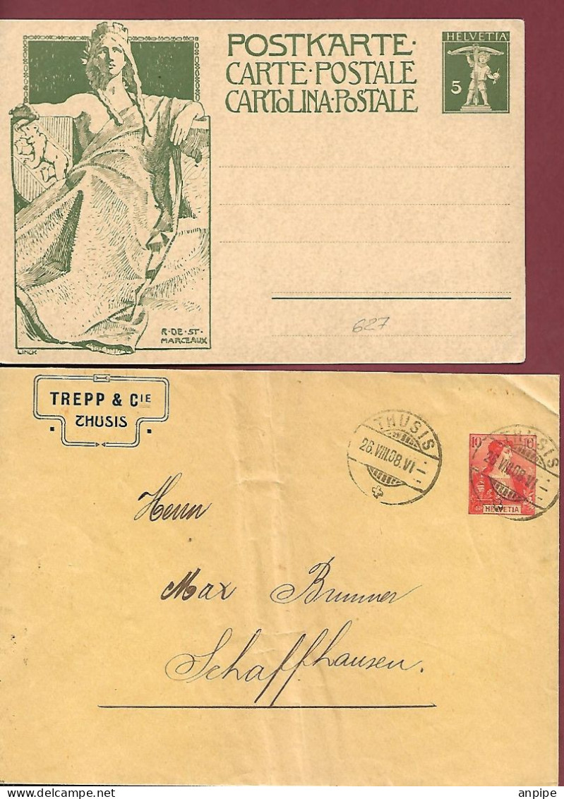 SUIZA  HISTORIA POSTAL - Cartas & Documentos