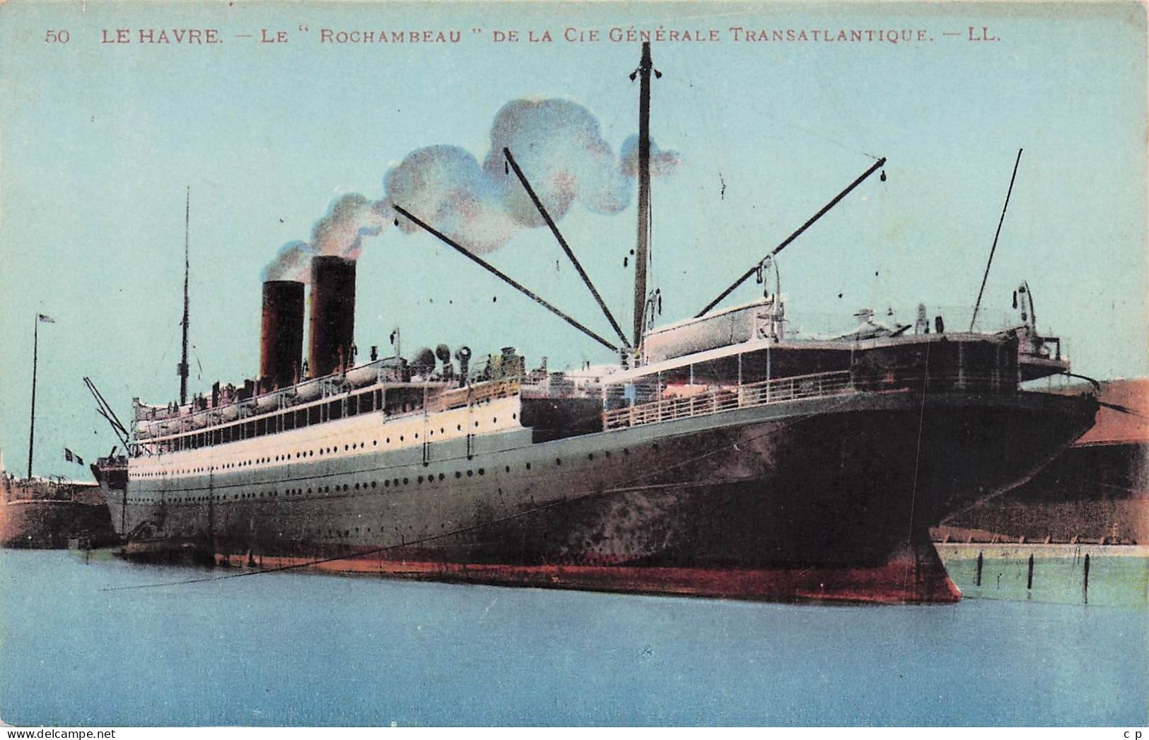 Le Havre - "  Le  Rochambeau "   -  Transatlantique - CPA °J - Zonder Classificatie