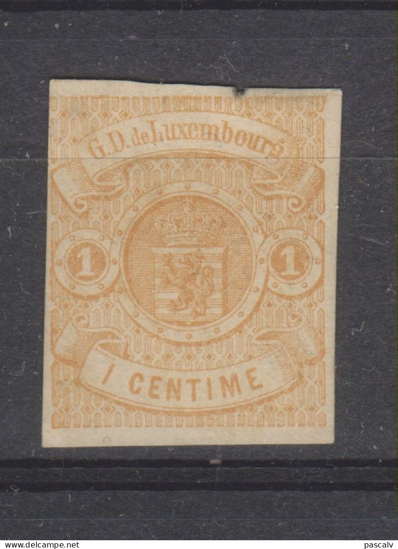 Yvert 3 (*) Neuf Sans Gomme Signé SCHLESINGER - 1859-1880 Wappen & Heraldik