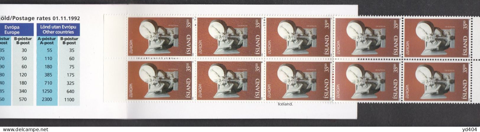 IS668A – ISLANDE - ICELAND - BOOKLETS - 1995 - EUROPA - Y&T # C777 MNH 15 € - Carnets