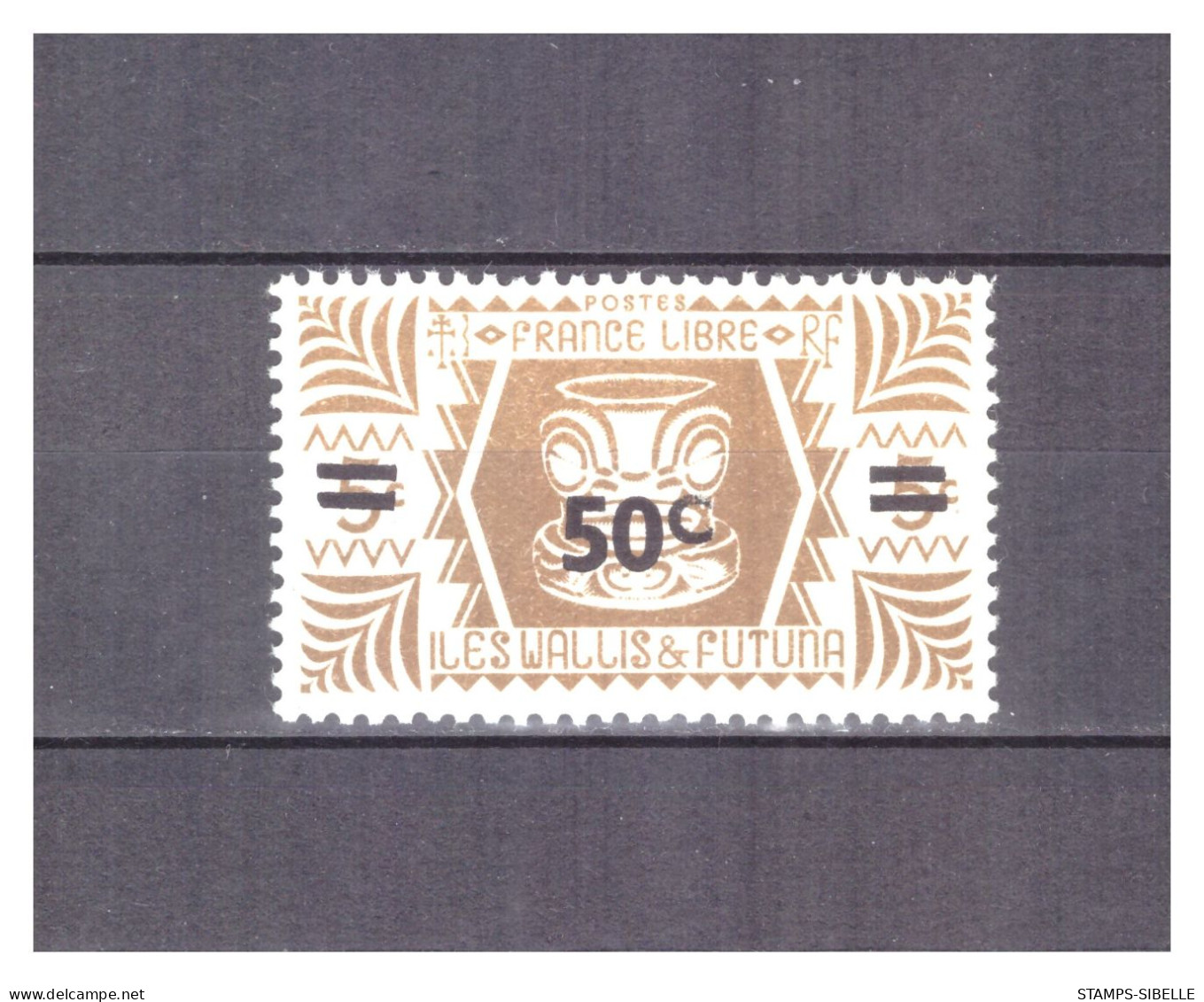 WALLIS  ET  FUTUNA   . N ° 148  .  50 C  SUR  5 C    . NEUF    * . SUPERBE . - Unused Stamps