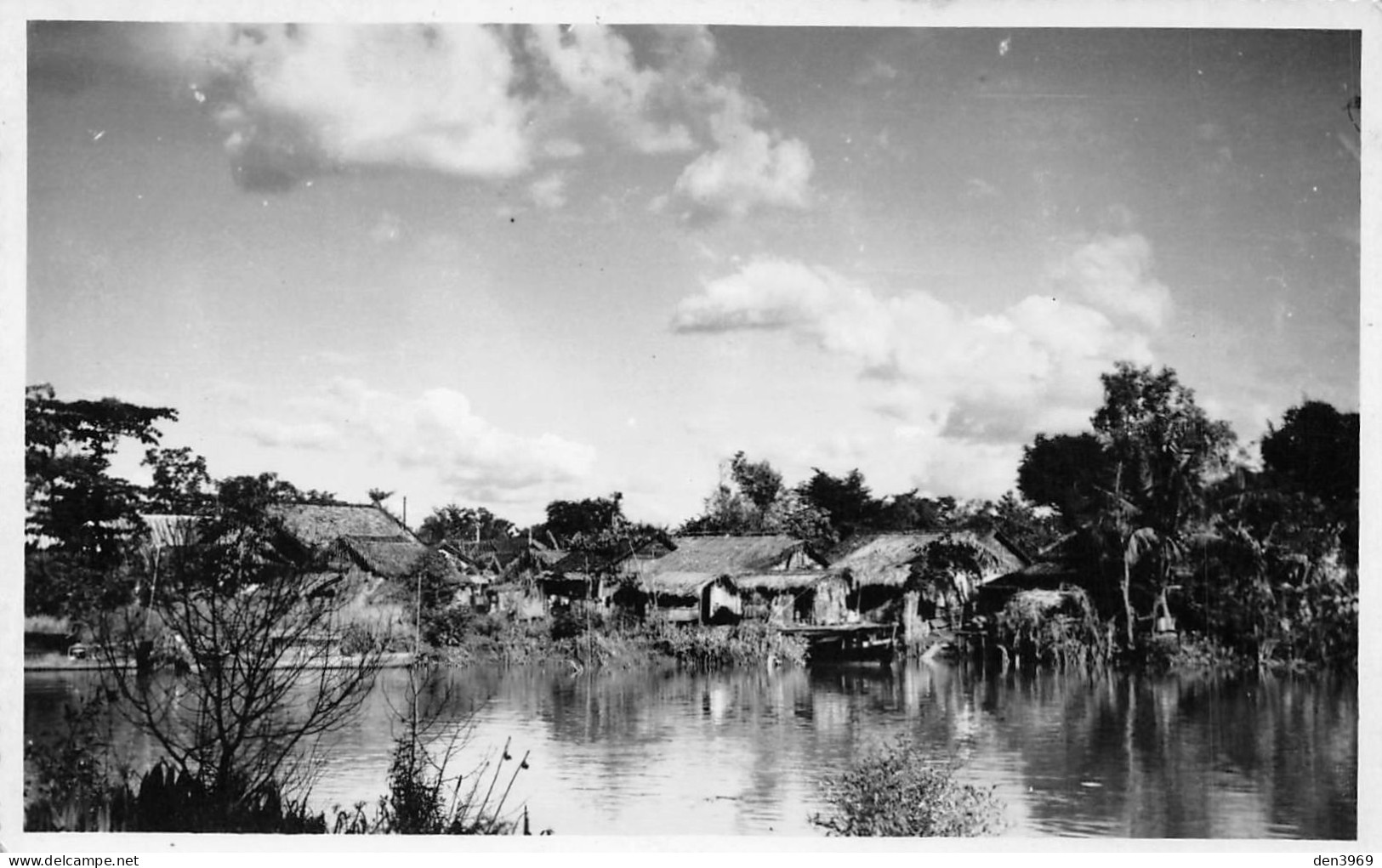 Viet-Nam - Environ De SAIGON (Hô Chi Minh-Ville) - Petit Rivière - Carte-Photo (2 Scans) - Viêt-Nam