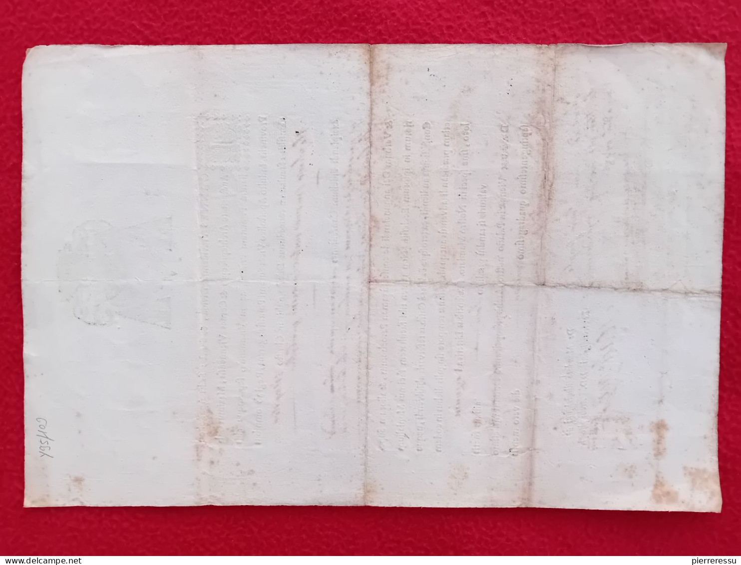 ARMOIRIES ARCHEVEQUE TEXTE LATIN 1718 A TRANSCRIRE AUTOGRAPHE - Historical Documents