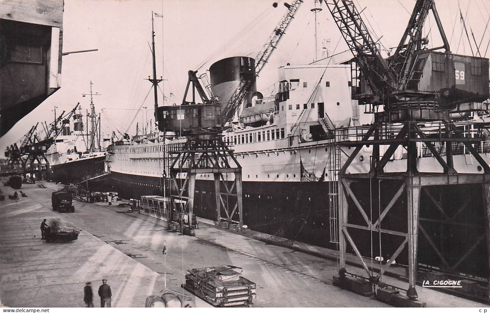 Le Havre -  Paquebot  " De Grasse " Au Quai Joannes Couvert  - CPSM °J - Non Classés