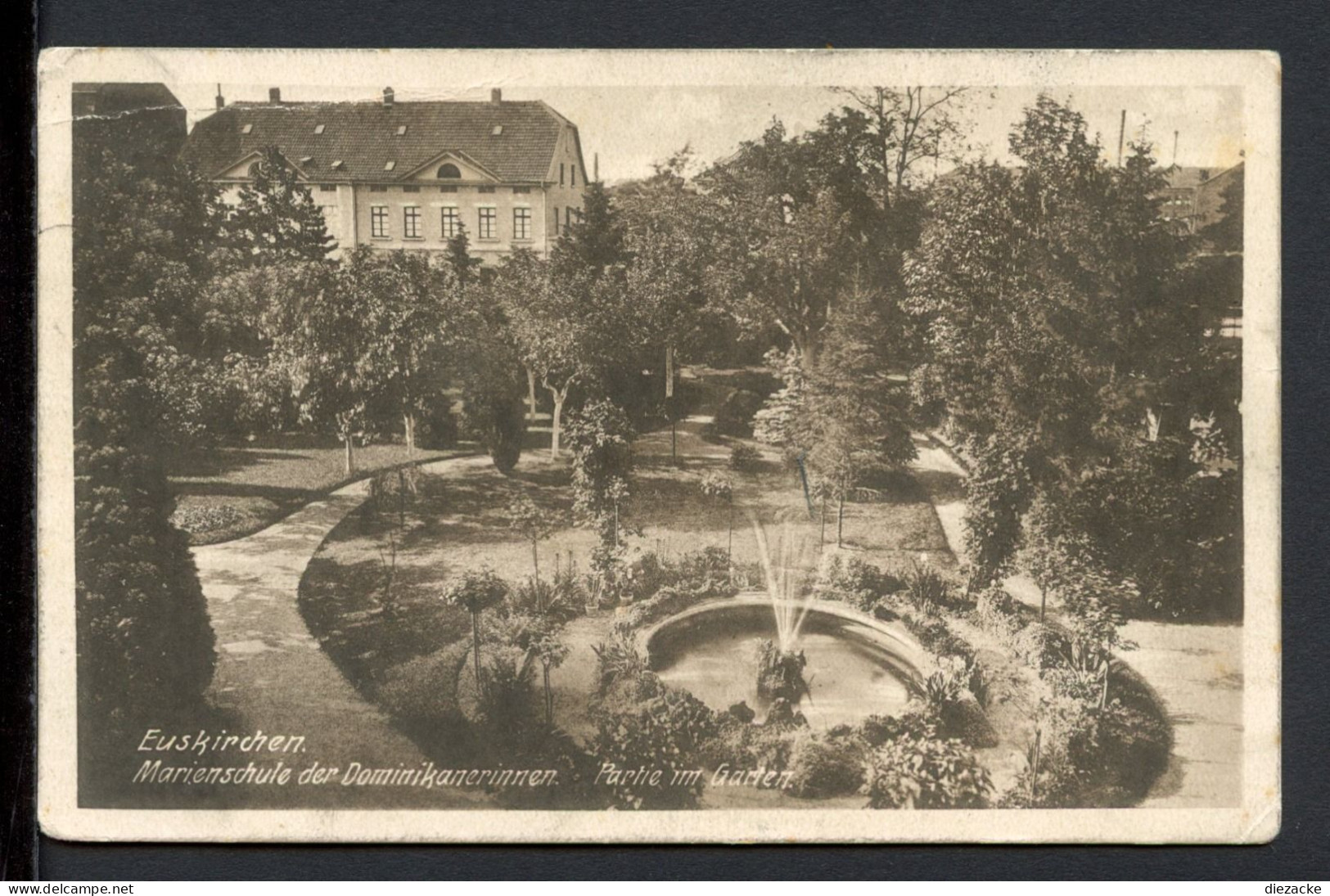 AK Euskirchen 1915 Marienschule Der Dominikanerinnen, Gartenansicht (PK0807 - Sonstige & Ohne Zuordnung