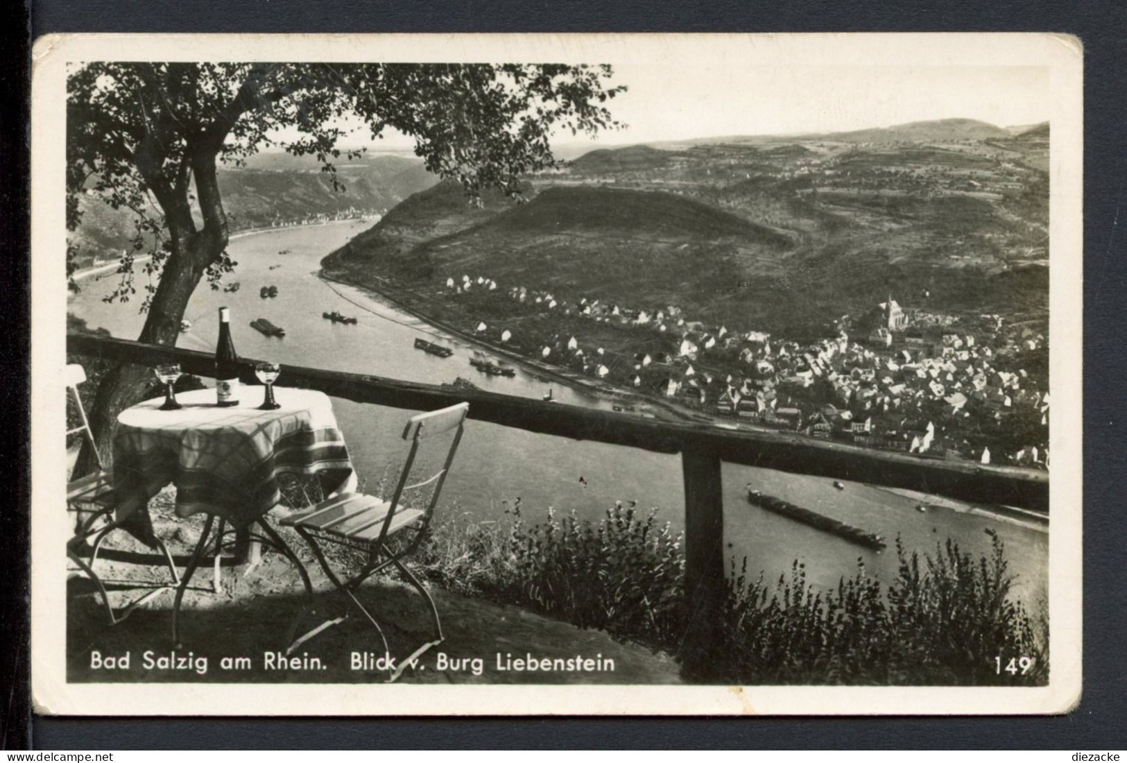 AK Bad Salzig Um 1930 Blick Von Der Burg Liebenstein (PK0815 - Autres & Non Classés