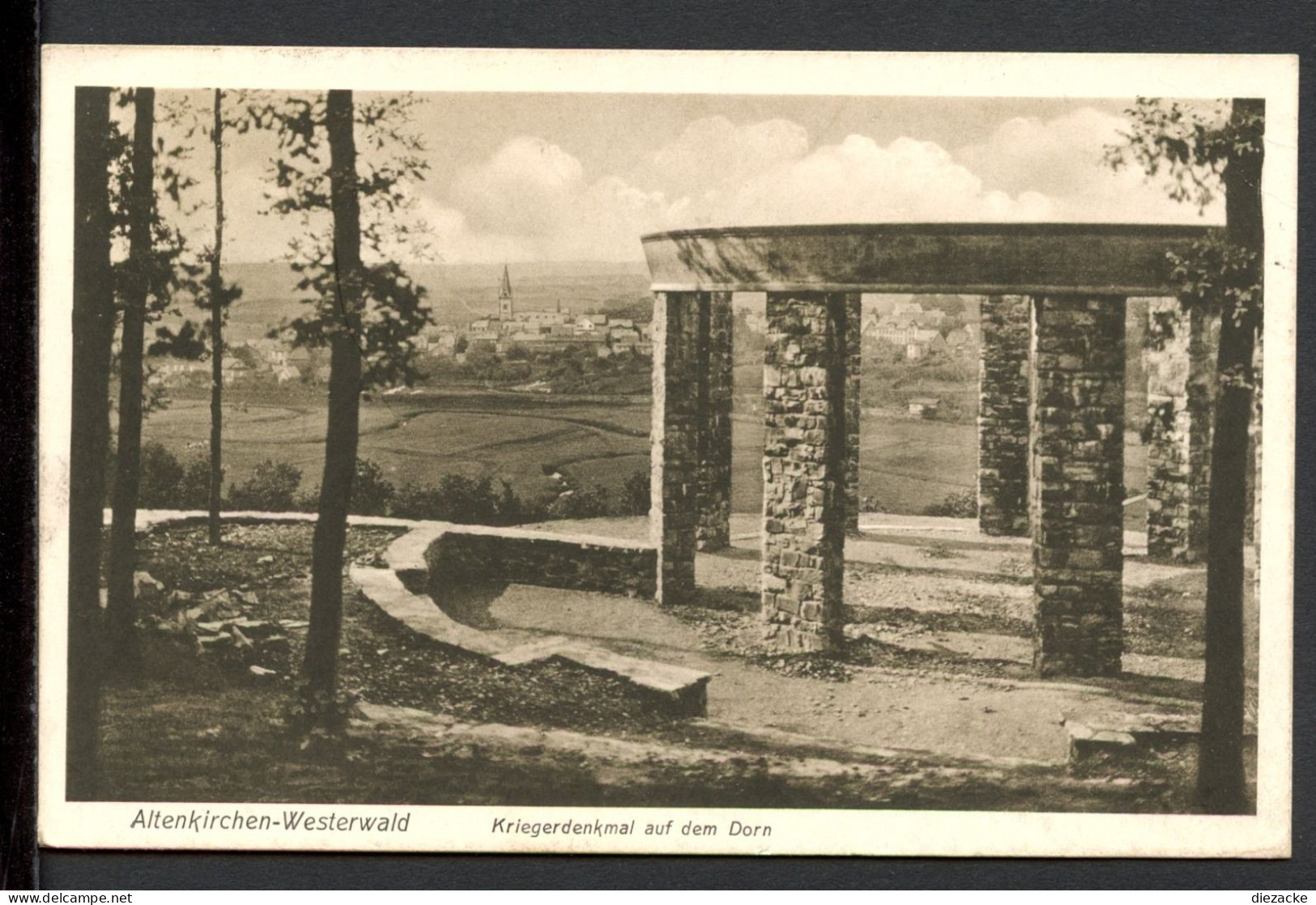 AK Altenkirchen/ Westerwald 1929 Kriegerdenkmal Auf Dem Dorn (PK0824 - Other & Unclassified