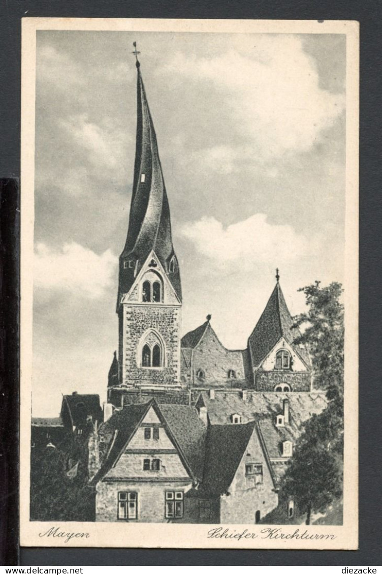 AK Mayen 1929 Pfarrkirche St. Clemens Mit Verdrehtem Kirchturm (PK0810 - Other & Unclassified