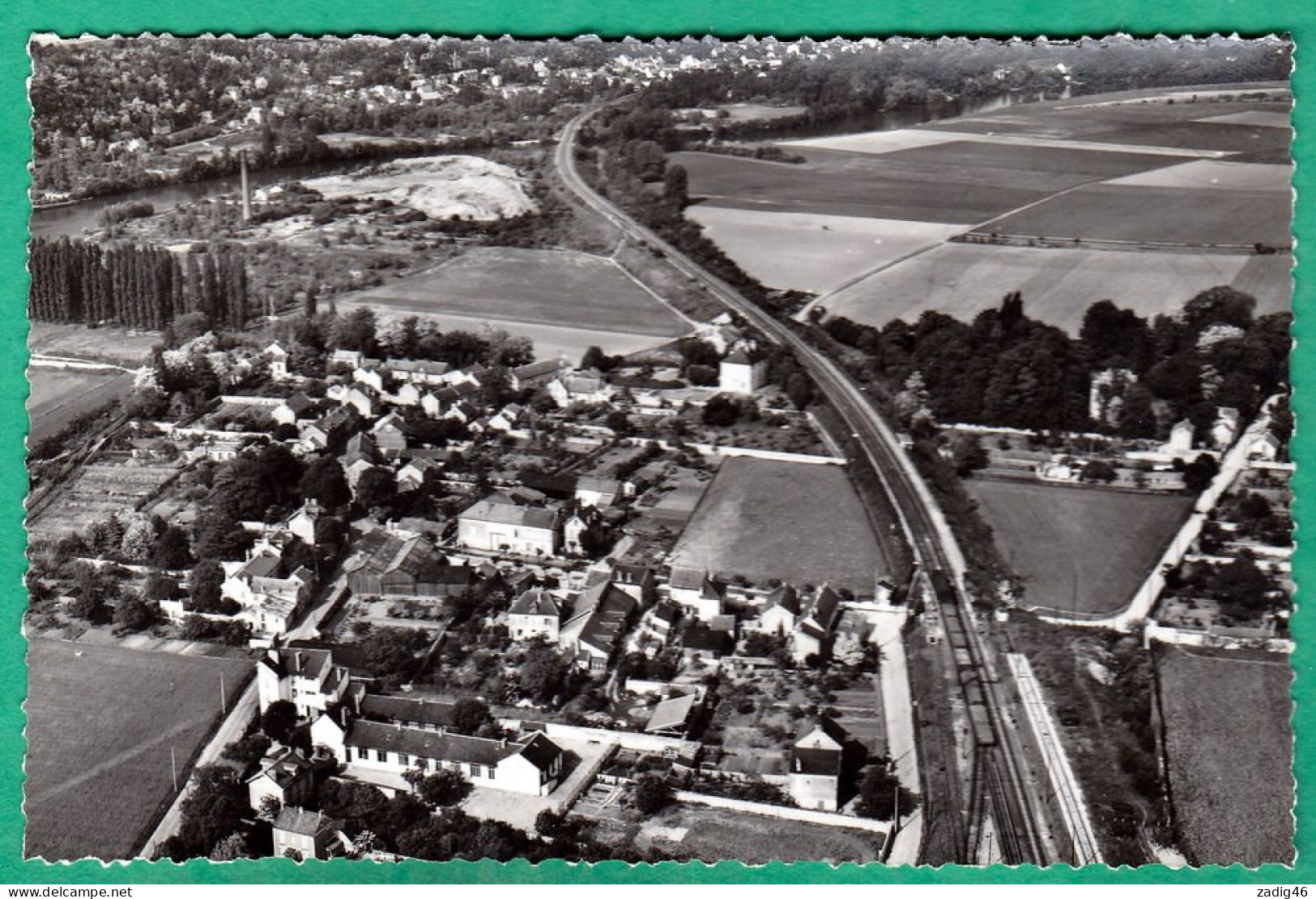 SAINT OUEN L'AUMONE - HAMEAU DES EPLUCHES, VUE AERIENNE - CPSM PETIT FORMAT - Saint-Ouen-l'Aumône