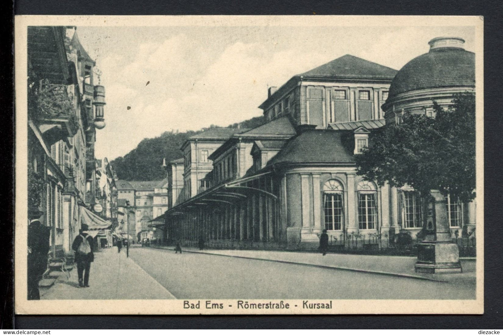 AK Bad Ems 1920 Römerstraße Mit Kursaal (PK0817 - Altri & Non Classificati