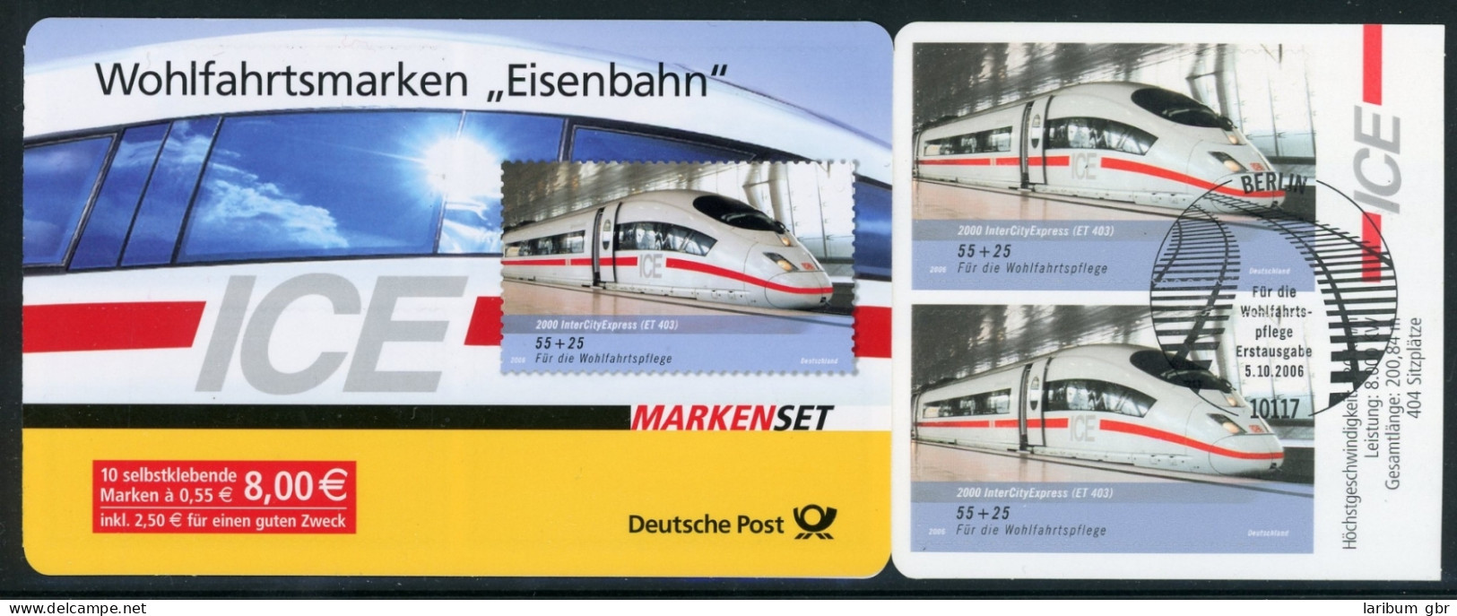 Bund Markenheftchen MH 64 Gestempelt Berlin, Eisenbahn #HO219 - Autres & Non Classés