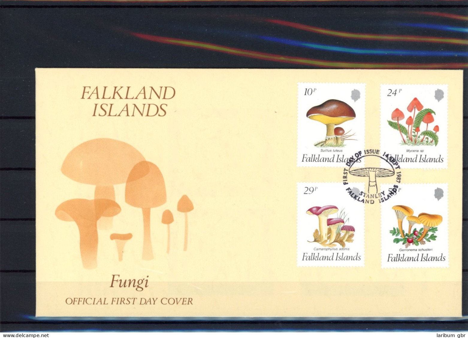 Falkland Inseln 468-471 Pilze Ersttagesbrief/FDC #JR607 - Falklandinseln