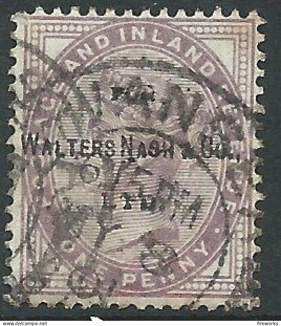 Grande-Bretagne 1881 Queen Victoria Postage And Inland Revenue  - 1 Penny - Gebraucht