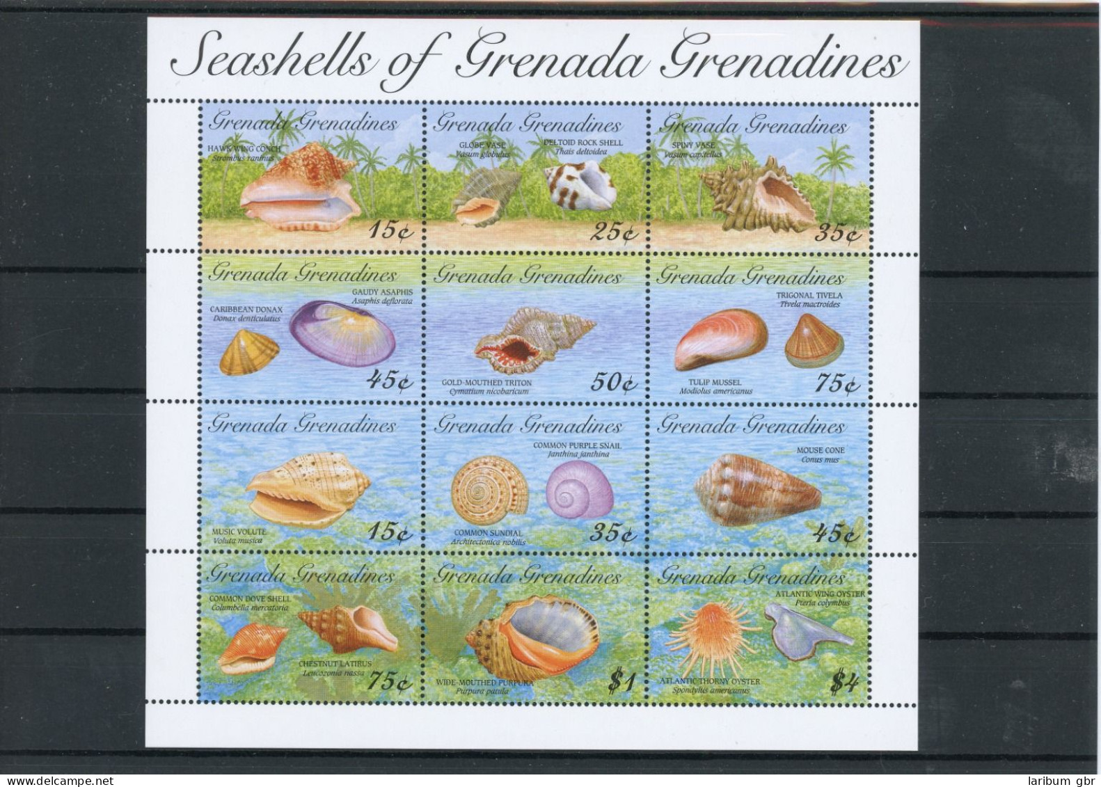 Grenada/ Grenadinen Klb. 1738-1749 Postfrisch Muscheln #JT856 - Anguilla (1968-...)